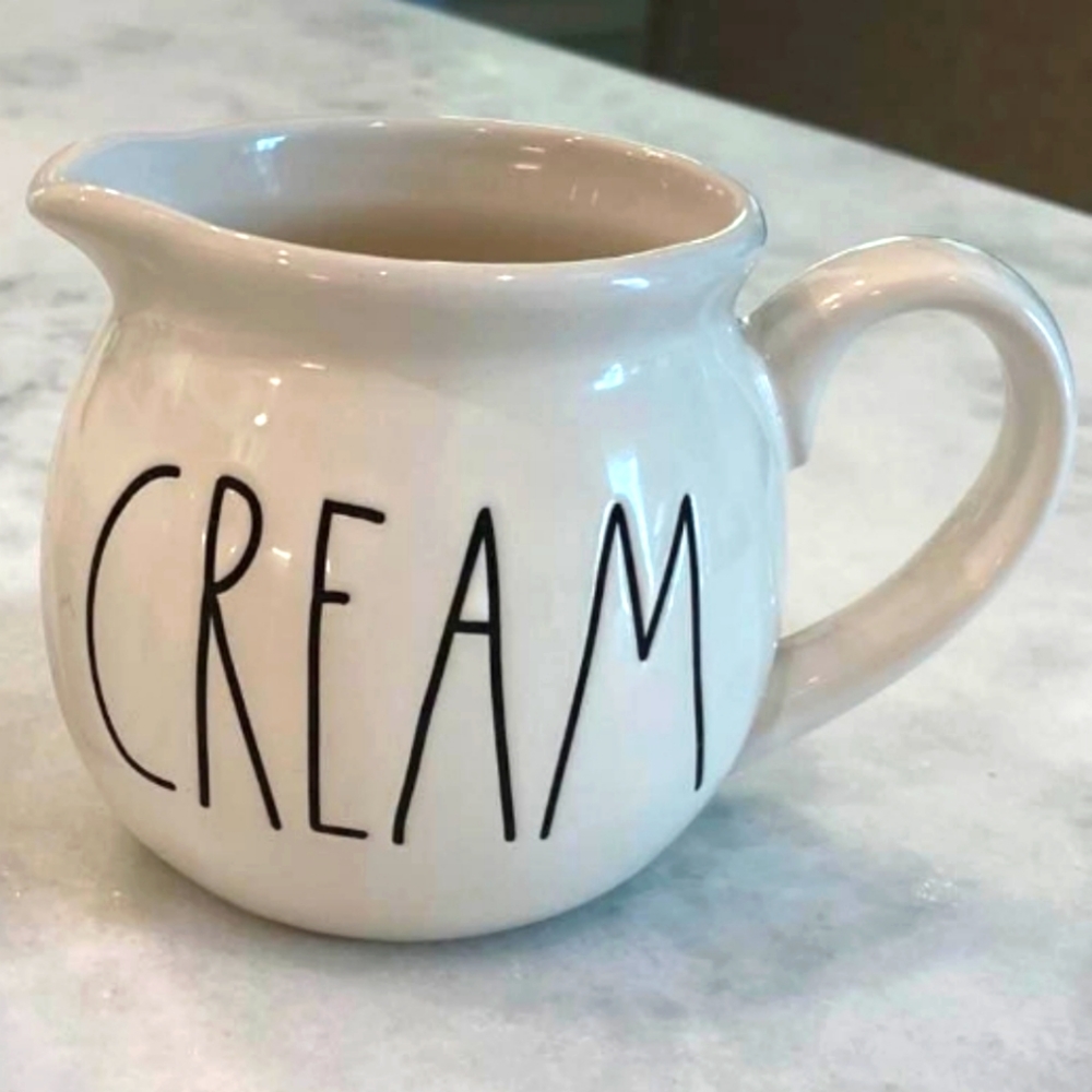 Rae Dunn large letter CREAM